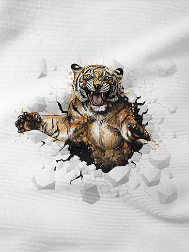 Tiger v skoku - panel