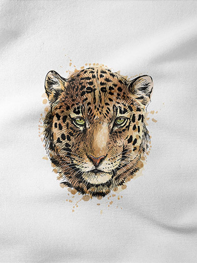 Leopardia hlava - panel
